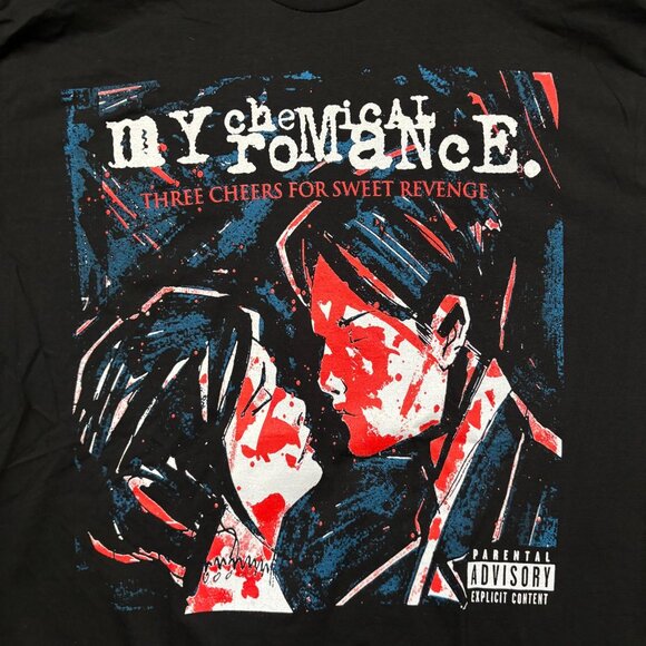 My Chemical Romance Three Cheers for Sweet Revenge Rock Band T-Shirt Large - Picture 2 of 4